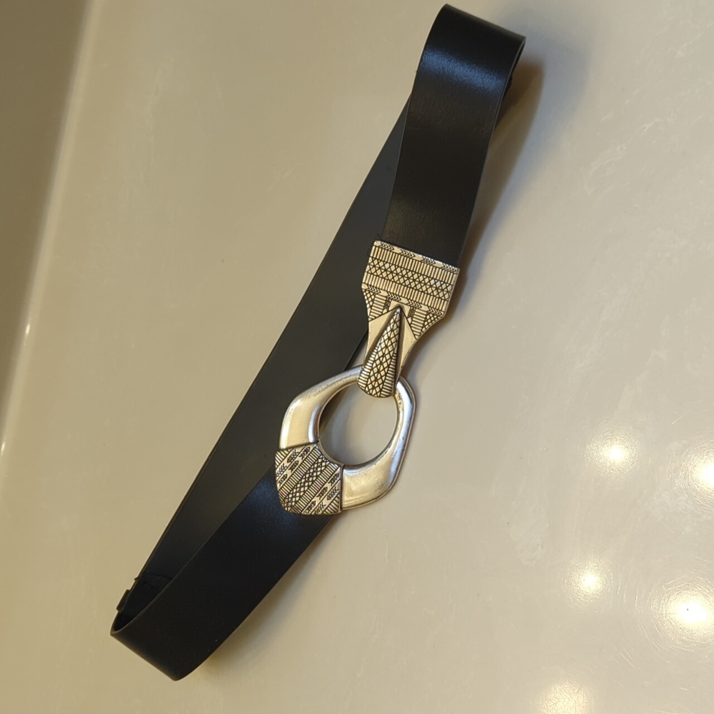 Chico's Adjustable Slide Leather Belt